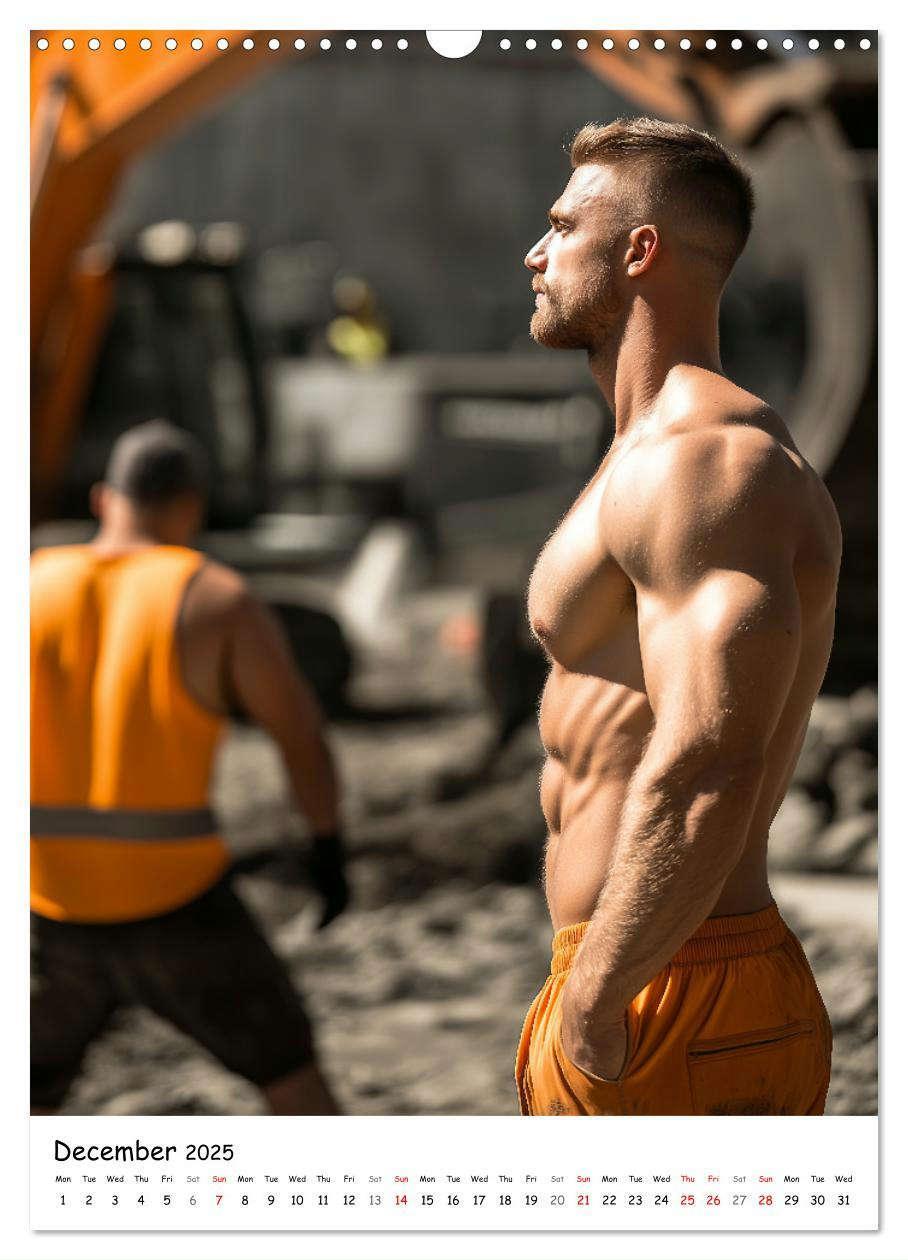 Bild: 9781325990443 | Hot Builders - Hard at Work (Wall Calendar 2025 DIN A3 portrait),...