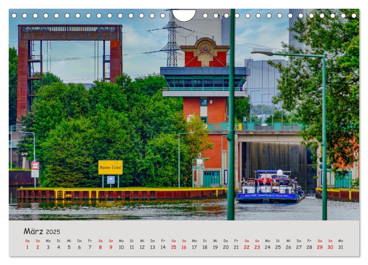 Bild: 9783383975578 | Herne: Stadt an Emscher und Kanal (Wandkalender 2025 DIN A4 quer),...