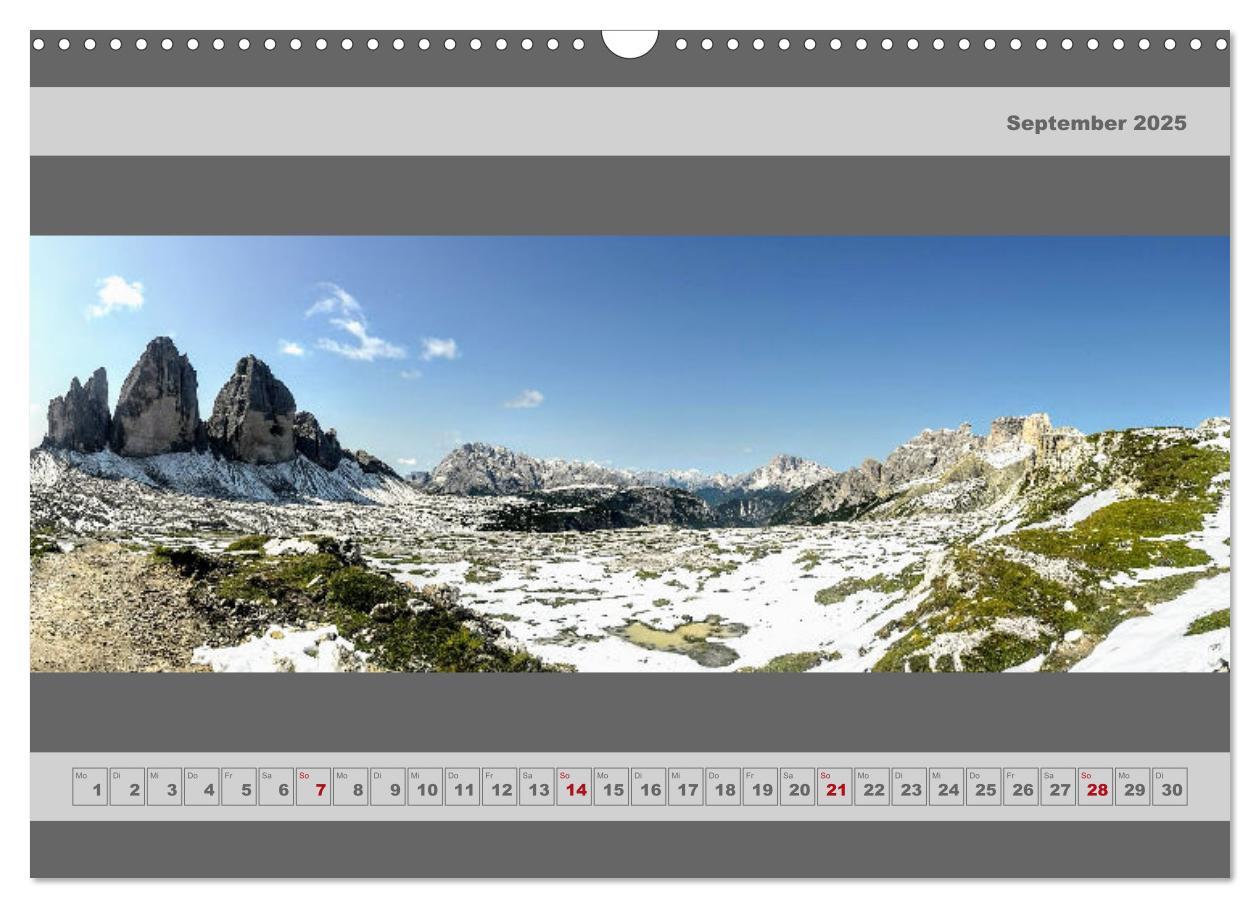 Bild: 9783383994296 | Panorama Alpen (Wandkalender 2025 DIN A3 quer), CALVENDO...