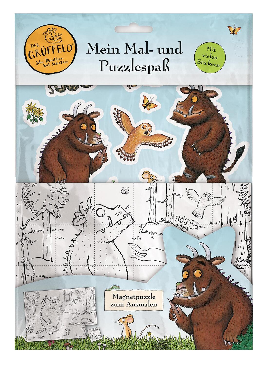 Cover: 9783833239236 | Der Grüffelo: Mein Mal- und Puzzlespaß | Panini | Taschenbuch | 8 S.