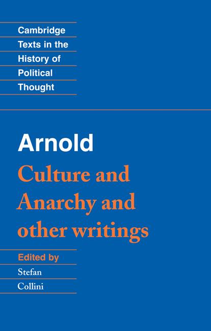 Cover: 9780521377966 | Arnold | Culture and Anarchy | Matthew Arnold | Taschenbuch | Englisch