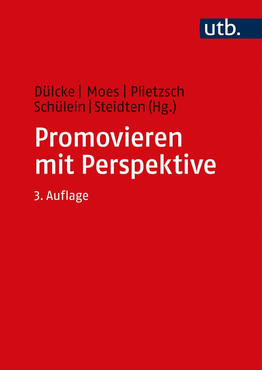 Cover: 9783825256821 | Promovieren mit Perspektive | Das GEW-Handbuch zur Promotion | Buch