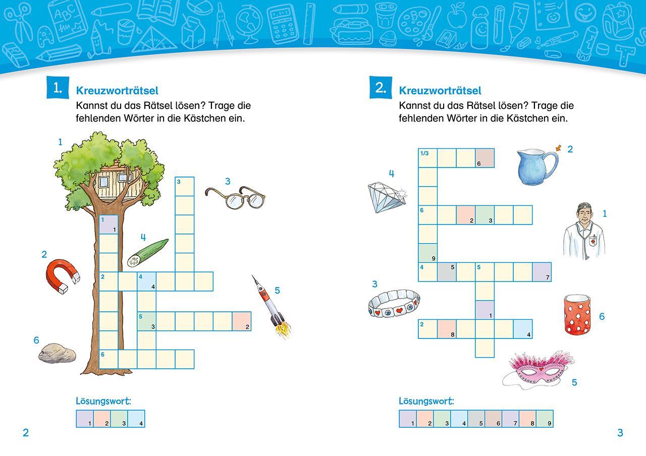 Bild: 9783743201903 | Leselöwen Kreuzworträtsel für Erstleser. 2. Klasse (Orange) | Orange