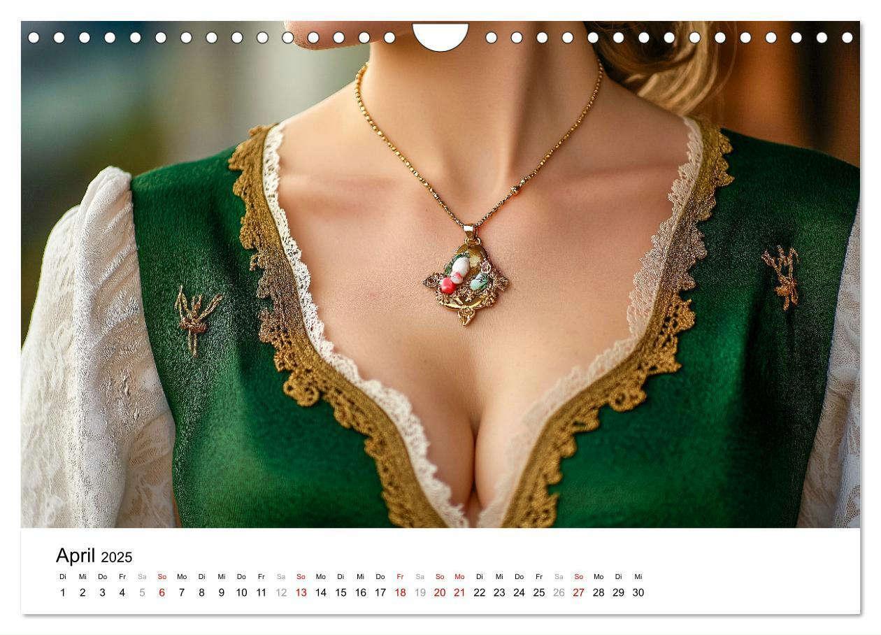 Bild: 9783457208090 | Dirndl Dekollete Kalender ¿ Traditionelle Tracht und bayerische...