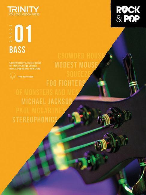 Cover: 9780857366306 | Trinity College London Rock & Pop 2018 Bass Grade 1 | Broschüre | 2017