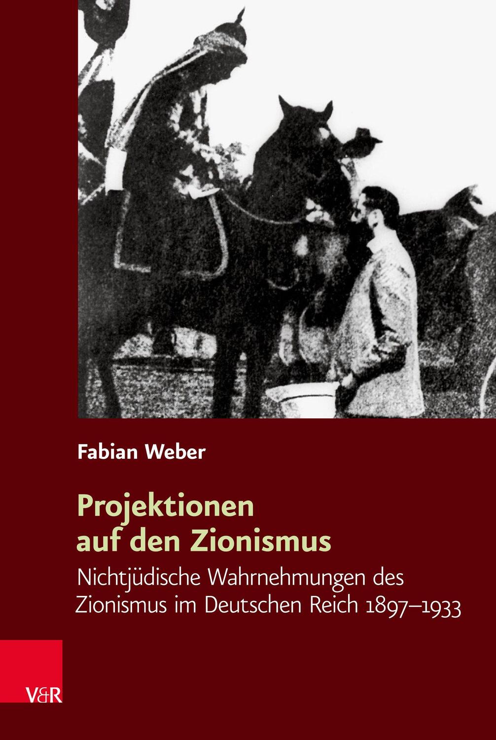 Cover: 9783525370940 | Projektionen auf den Zionismus | Fabian Weber | Buch | Deutsch | 2020