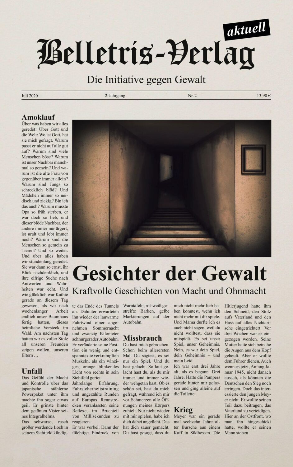 Cover: 9783940808202 | Gesichter der Gewalt | Kraftvolle Geschichten von Macht und Ohnmacht