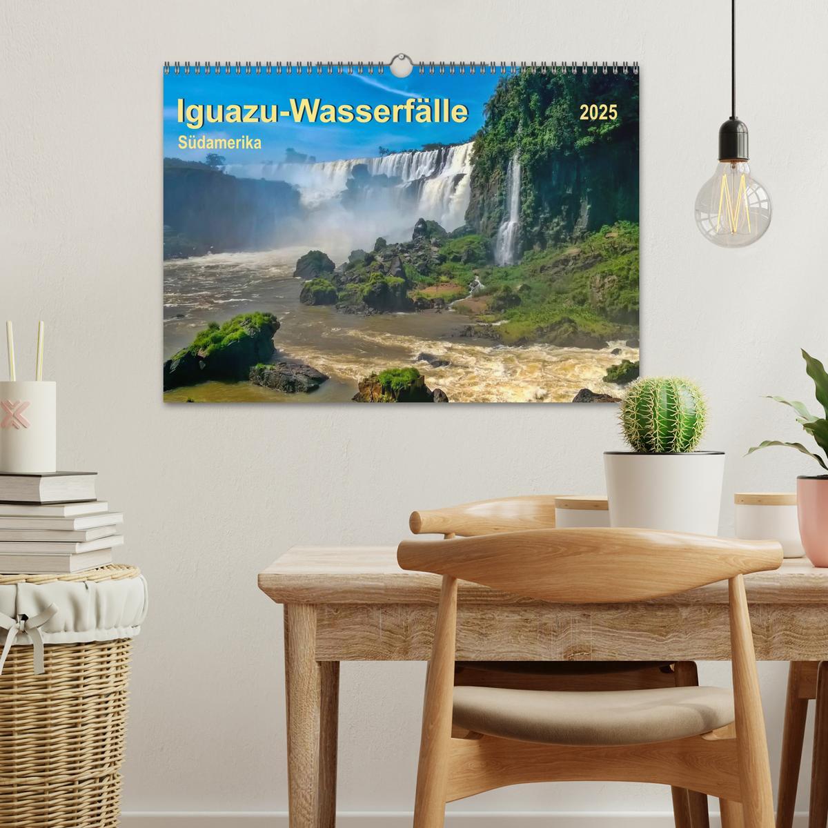 Bild: 9783435567652 | Iguazu Wasserfälle - Südamerika (Wandkalender 2025 DIN A3 quer),...