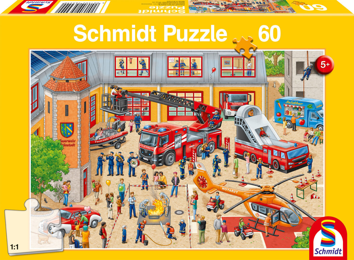 Cover: 4001504564490 | Feuerwehrstation | Kinderpuzzle Standard 60 Teile | Spiel | Deutsch
