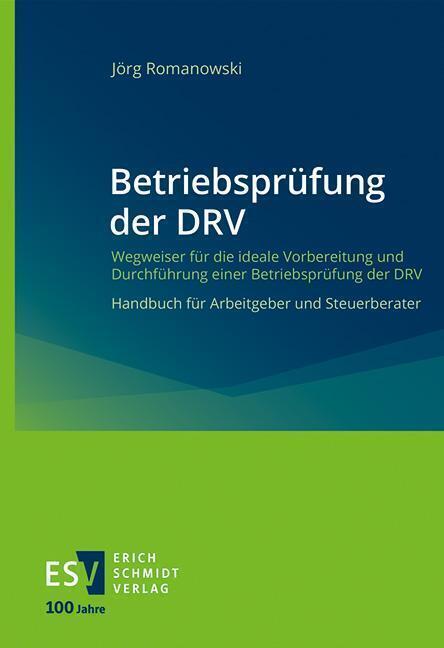 Cover: 9783503238033 | Betriebsprüfung der DRV | Jörg Romanowski | Taschenbuch | 159 S.