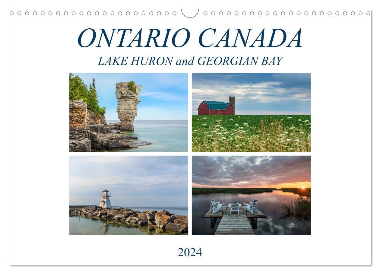 Cover: 9781325876020 | Ontario Canada, Lake Huron and Georgian Bay (Wall Calendar 2024 DIN...