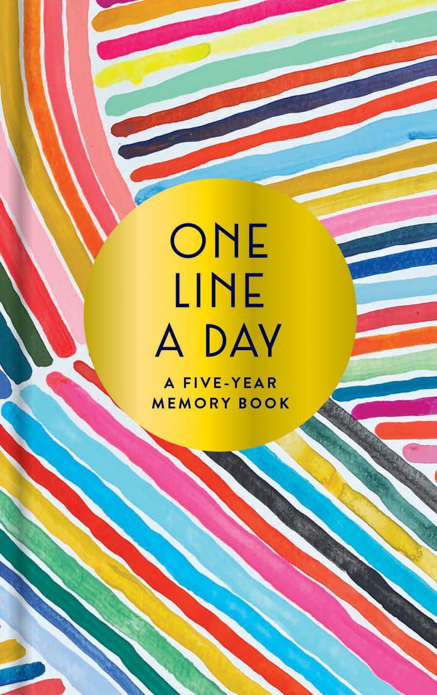 Cover: 9781452174808 | Rainbow One Line a Day: A Five-Year Memory Book | Kindah Khalidy