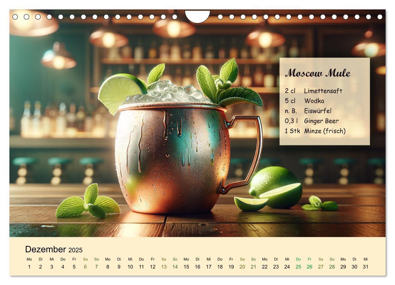 Bild: 9783383777622 | Cocktail-Klassiker (Wandkalender 2025 DIN A4 quer), CALVENDO...