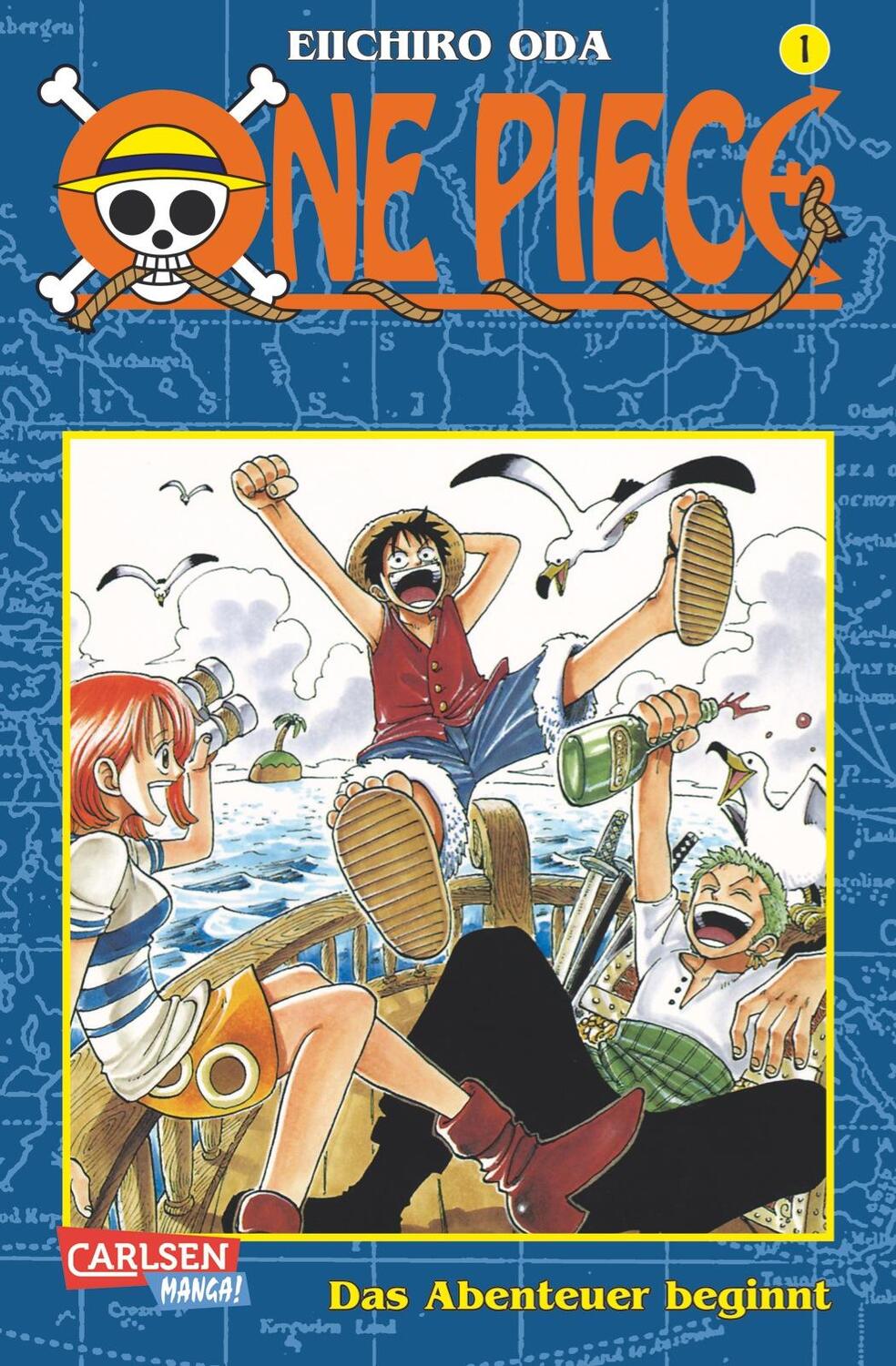 Cover: 9783551745811 | One Piece 01. Das Abenteuer beginnt | Eiichiro Oda | Taschenbuch