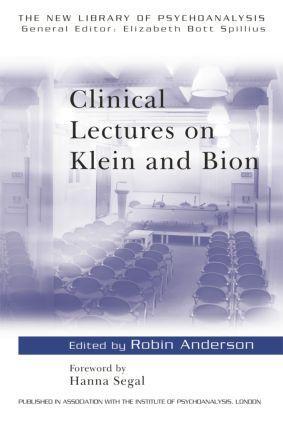 Cover: 9780415069939 | Clinical Lectures on Klein and Bion | Hanna Segal | Taschenbuch | 1991