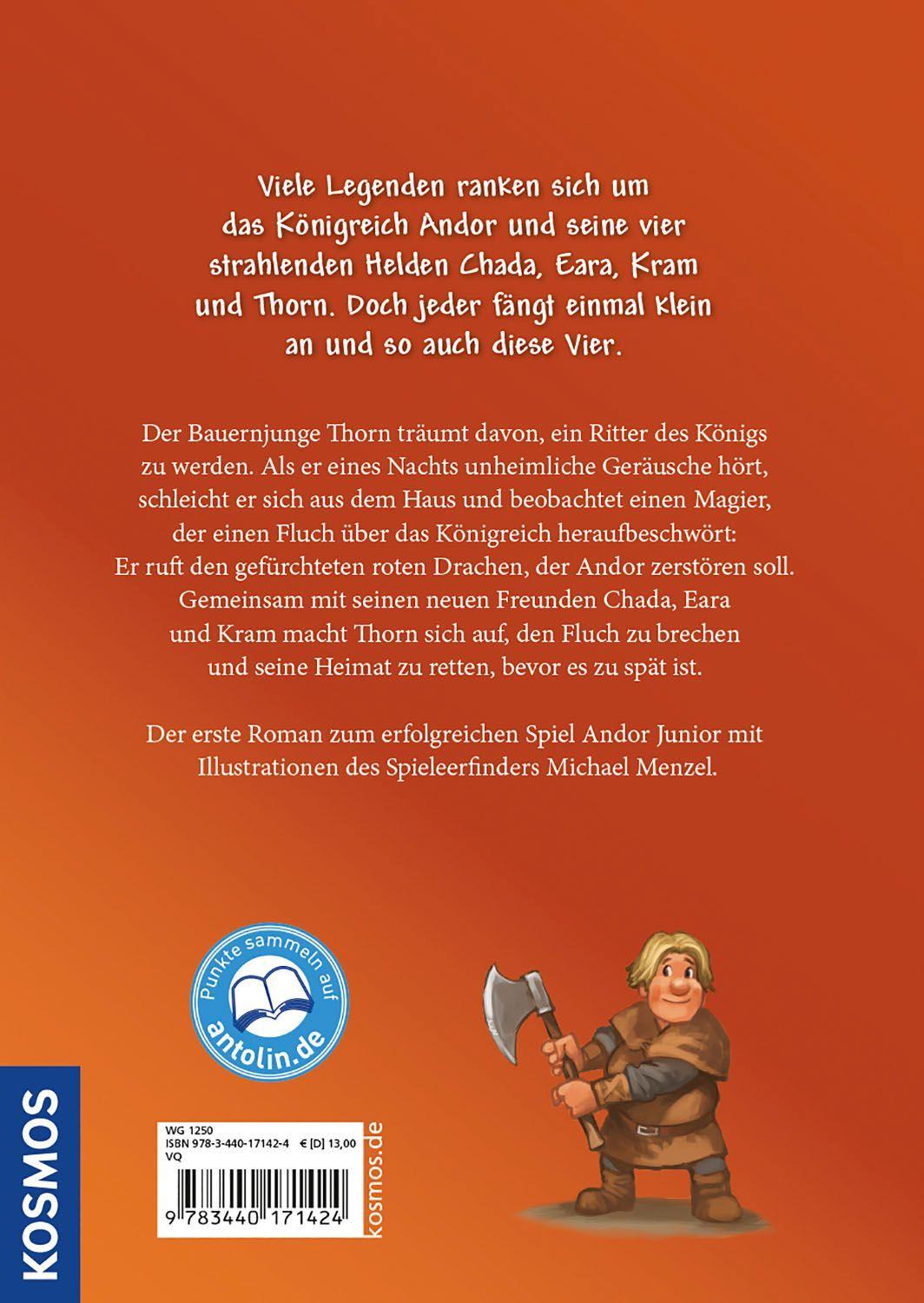 Bild: 9783440171424 | Andor Junior, 1, Der Fluch des roten Drachen | Jens Baumeister | Buch