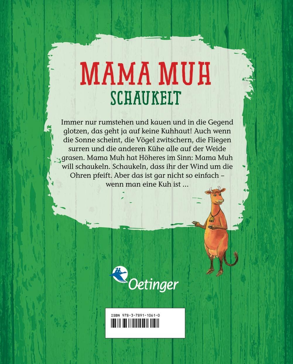 Rückseite: 9783789110610 | Mama Muh schaukelt | Jujja Wieslander | Buch | Mama Muh | 32 S. | 2019