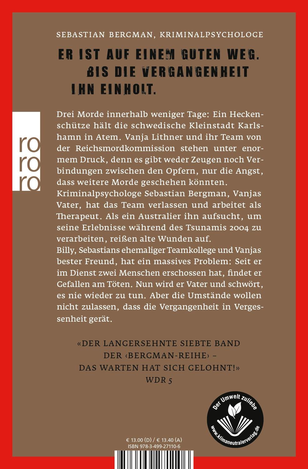 Rückseite: 9783499271106 | Die Früchte, die man erntet | Kriminalroman | Michael Hjorth (u. a.)