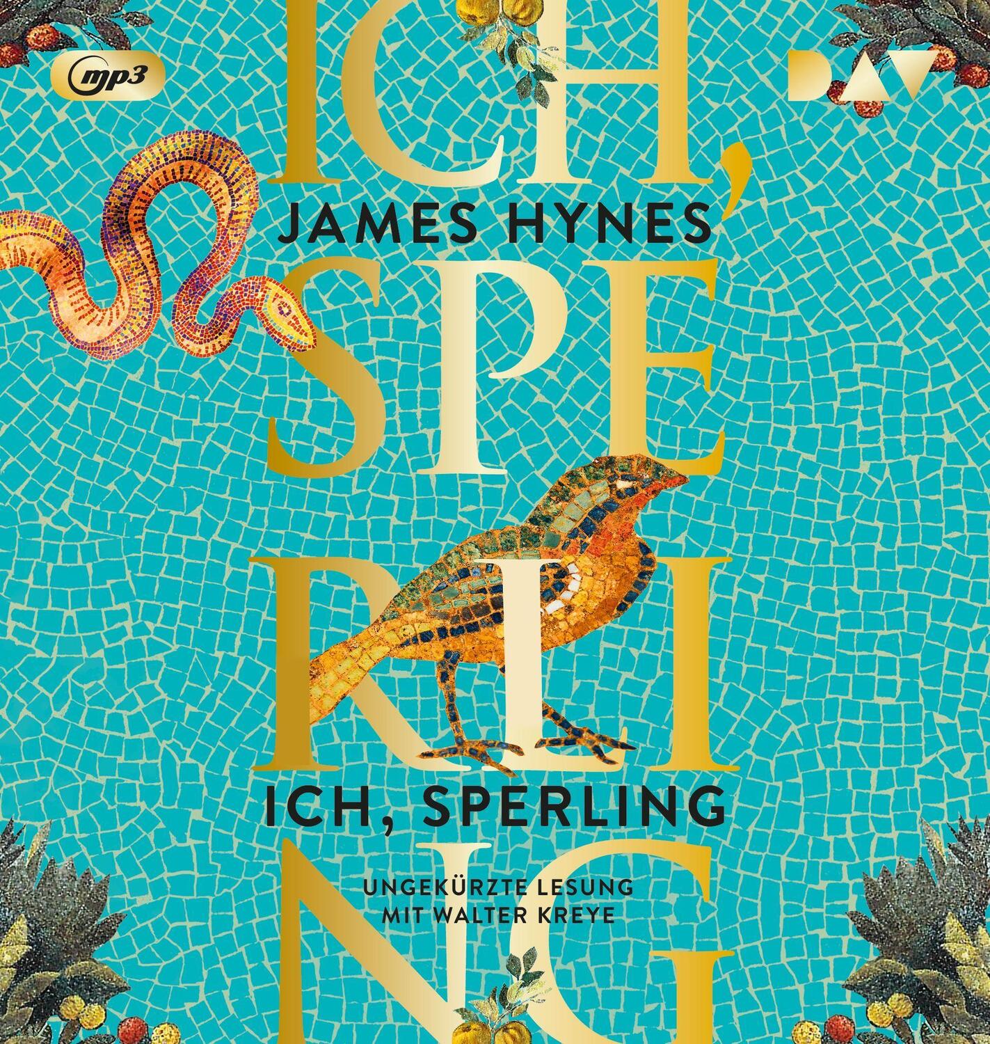 Cover: 9783742429384 | Ich, Sperling | Ungekürzte Lesung mit Walter Kreye (2 mp3-CDs) | Hynes