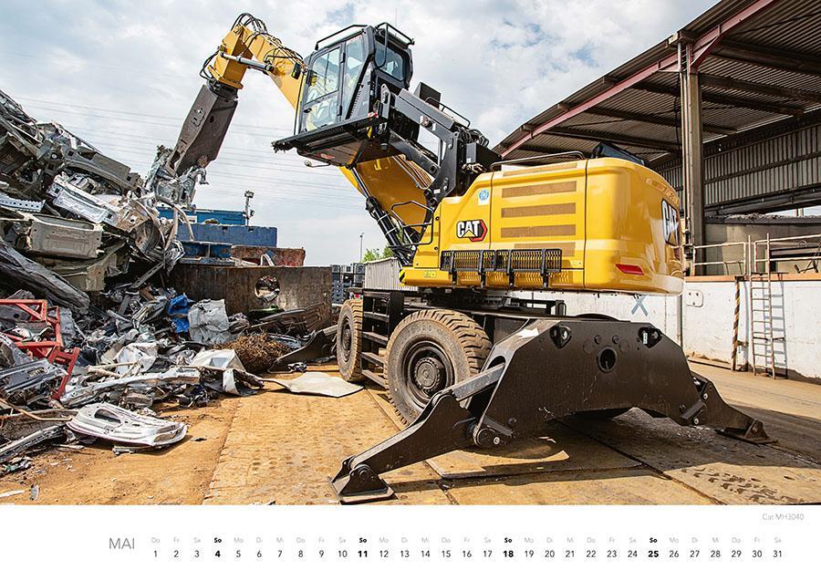 Bild: 9783966648073 | Baumaschinen Kalender 2025 | Thomas Wilk | Kalender | 14 S. | Deutsch