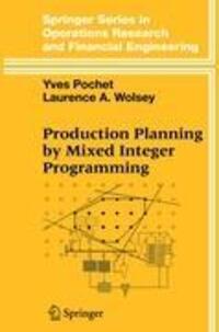 Cover: 9781441921321 | Production Planning by Mixed Integer Programming | Wolsey (u. a.)