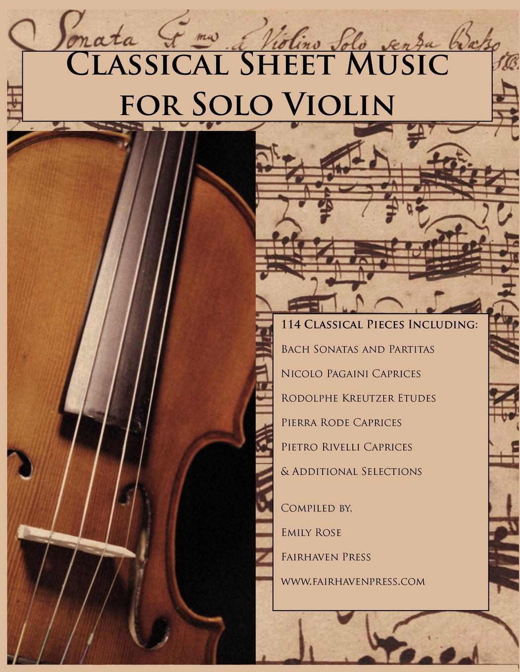 Cover: 9781939497024 | Classical Sheet Music for Solo Violin | Taschenbuch | Paperback | 2012
