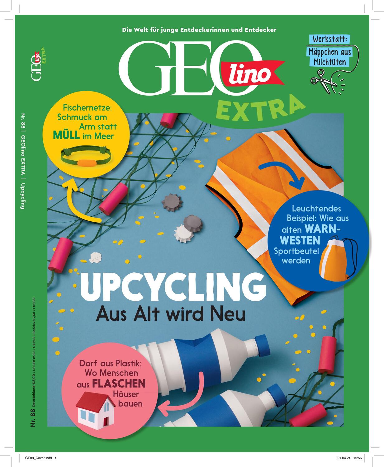 Cover: 9783652010825 | GEOlino Extra / GEOlino extra 88/2021 - Upcycling - Aus alt wird neu!