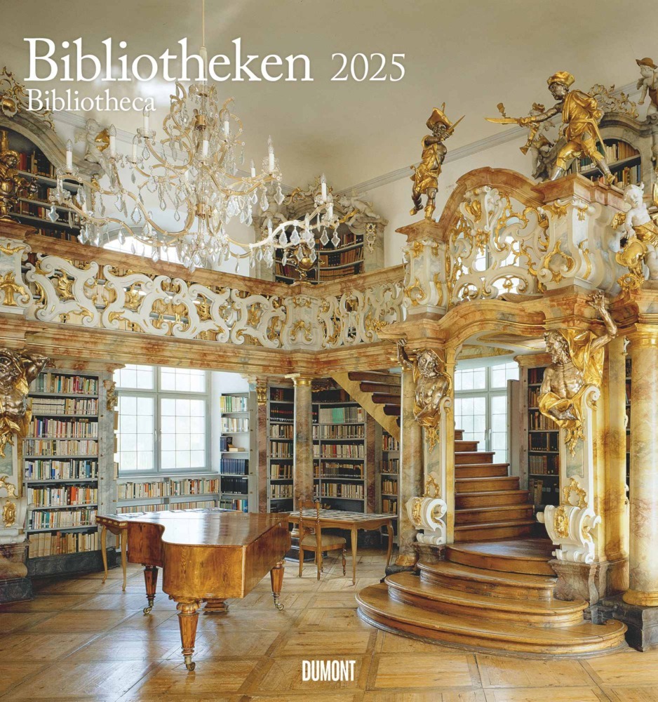 Cover: 4250809654188 | DUMONT - Bibliotheken 2025 Wandkalender, 45x48cm,...