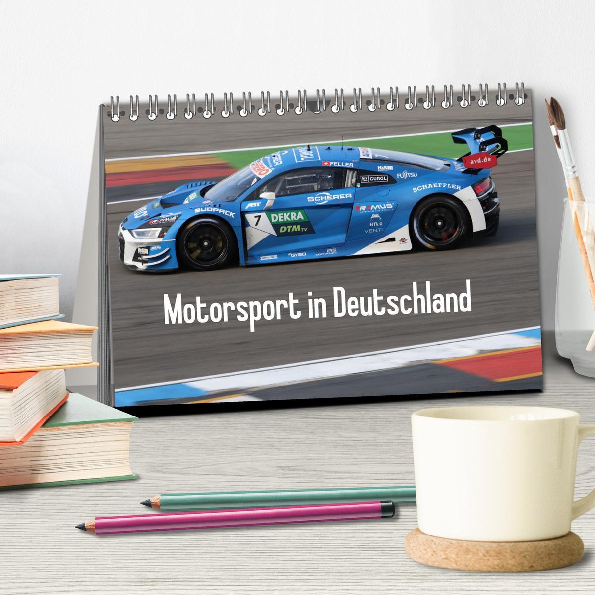 Bild: 9783435839124 | Motorsport in Deutschland (Tischkalender 2025 DIN A5 quer),...