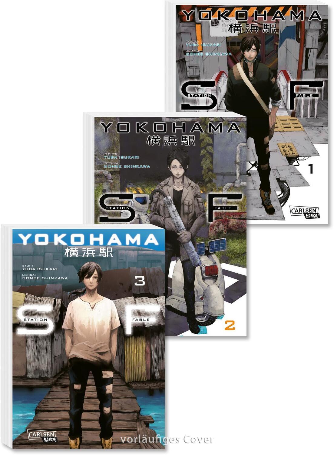 Cover: 9783551023902 | Yokohama Station Fable Komplettpack 1-3 | Gonbe Shinkawa (u. a.) | Box