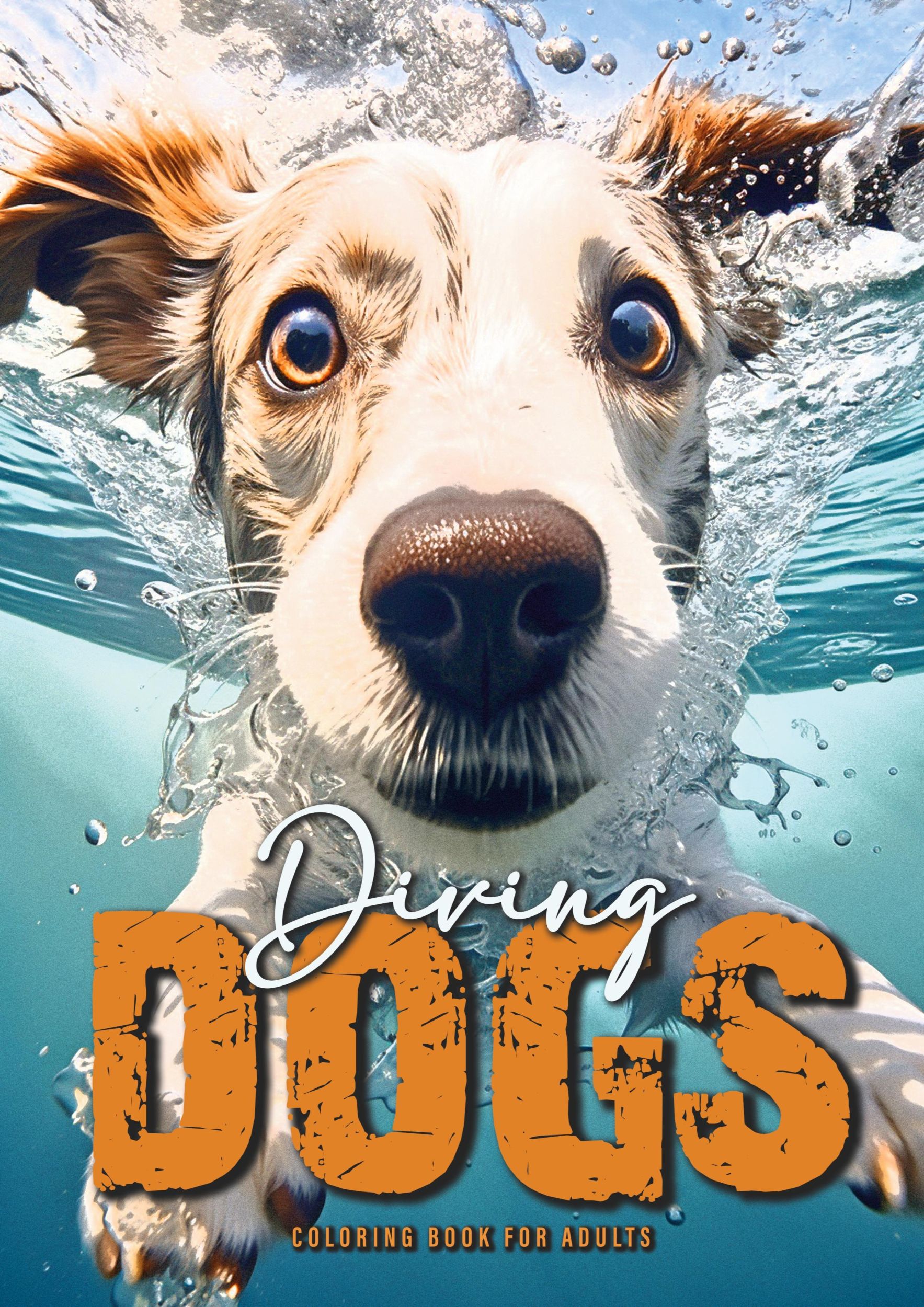 Cover: 9783758425691 | Diving Dogs Coloring Book for Adults | Monsoon Publishing | Buch