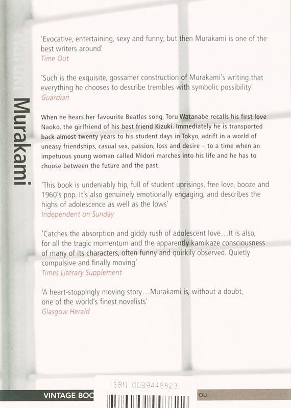 Rückseite: 9780099448822 | Norwegian Wood | Haruki Murakami | Taschenbuch | Englisch | 2005