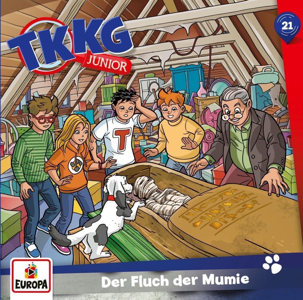 Cover: 194399774823 | TKKG Junior 21: Der Fluch der Mumie | Audio-CD | TKKG Junior (Audio)