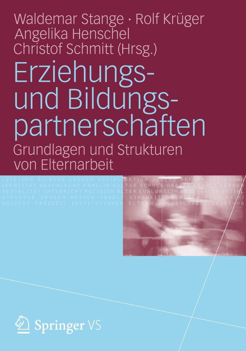Cover: 9783531166117 | Handbuch Erziehungs- und Bildungspartnerschaften | Stange (u. a.)