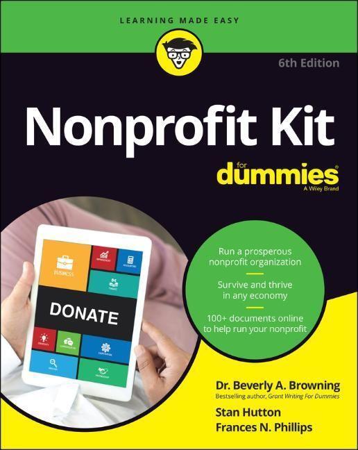 Cover: 9781119835721 | Nonprofit Kit For Dummies | Beverly A. Browning (u. a.) | Taschenbuch