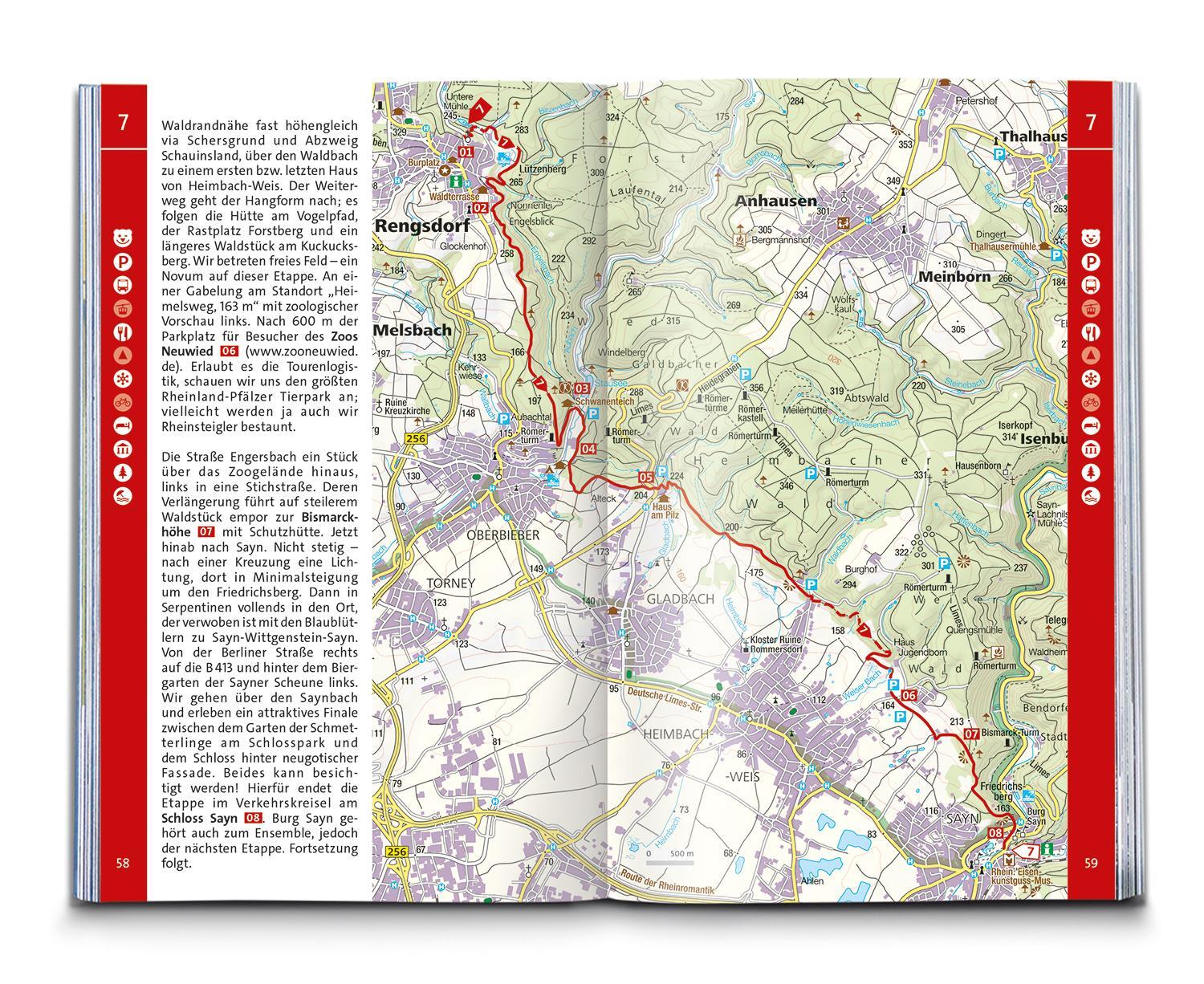 Bild: 9783991542438 | KOMPASS Wanderführer Rheinsteig RheinBurgenWeg, 34 Etappen mit...