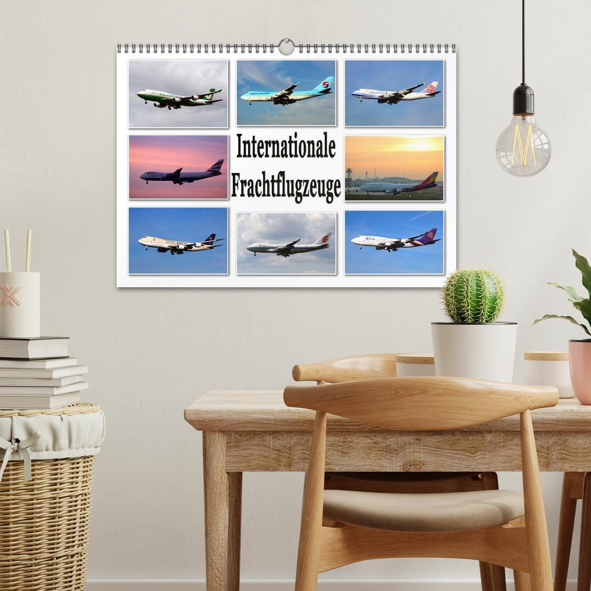 Bild: 9783435629862 | Internationale Frachtflugzeuge (Wandkalender 2025 DIN A3 quer),...