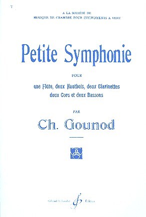 Cover: 9790043000013 | Petite Symphonie | Charles Gounod | Partitur | Gerard Billaudot