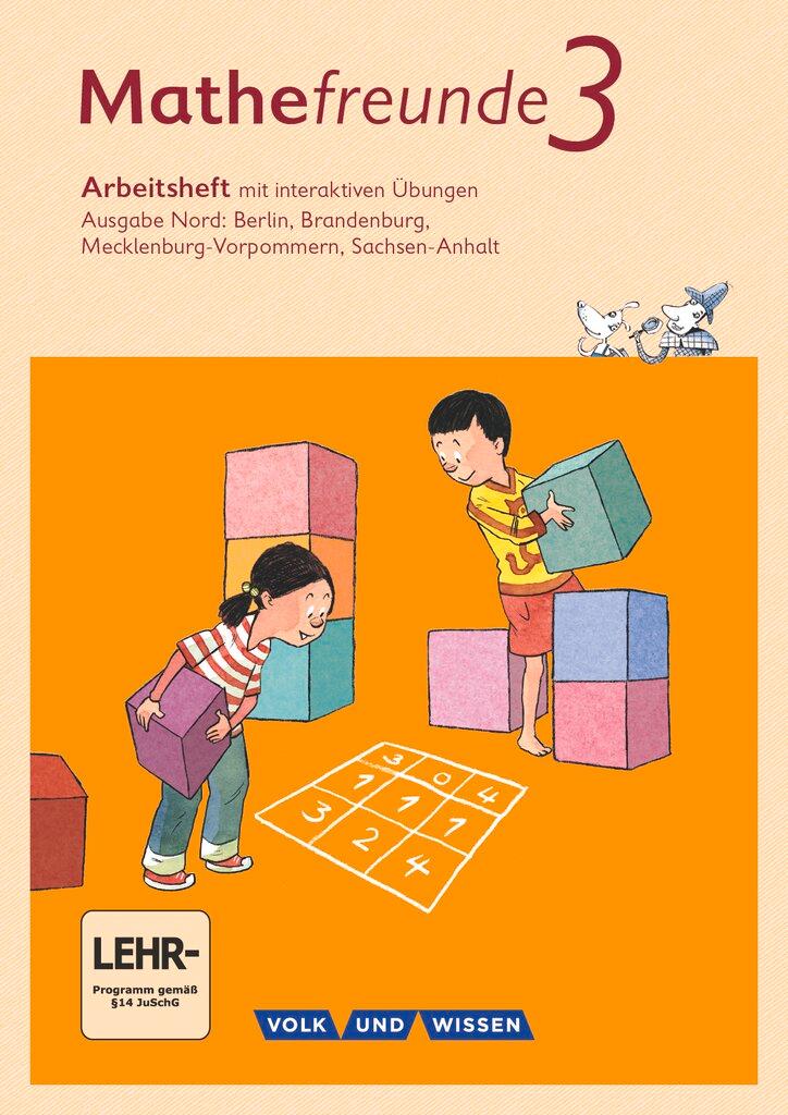 Cover: 9783060837090 | Mathefreunde 3. Schuljahr - Nord - Arbeitsheft mit interaktiven...