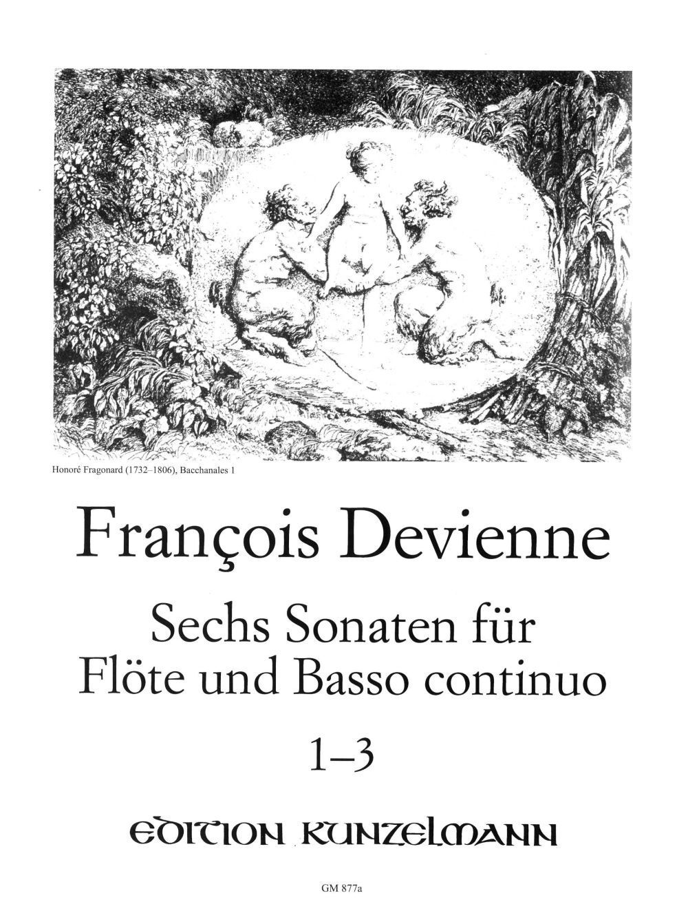 Cover: 9790206200335 | 6 Sonaten Band 1 (Nr.1-3) für Flöte und Klavier | Francois Devienne