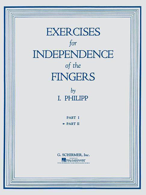 Cover: 9781423466734 | Exercises for Independence of Fingers - Book 2: Piano Technique | Buch