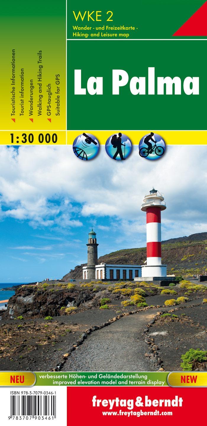 Cover: 9783707903461 | La Palma 1 : 30 000. Wander- und Freizeitkarte | (Land-)Karte | 2019