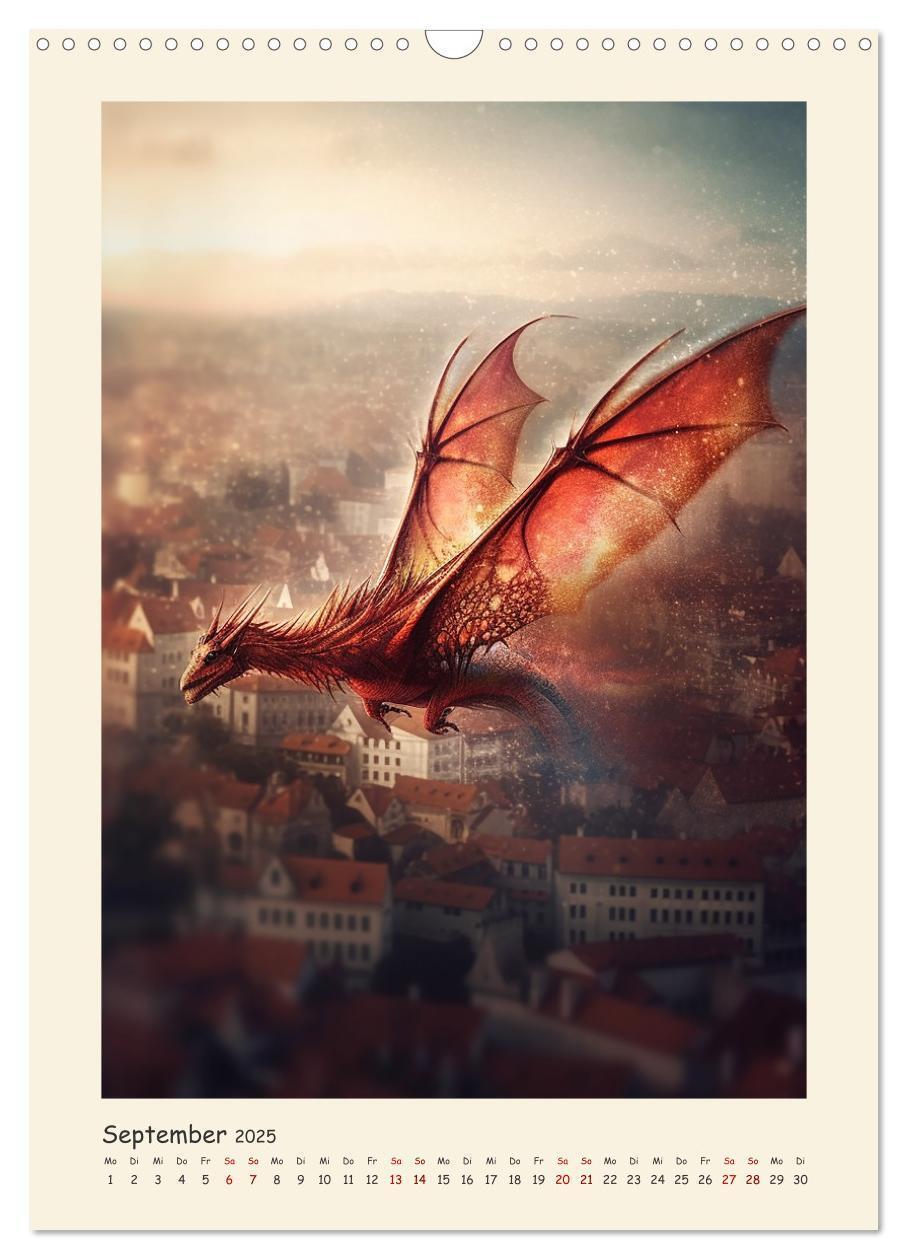 Bild: 9783435857432 | Malerische Drachen (Wandkalender 2025 DIN A3 hoch), CALVENDO...