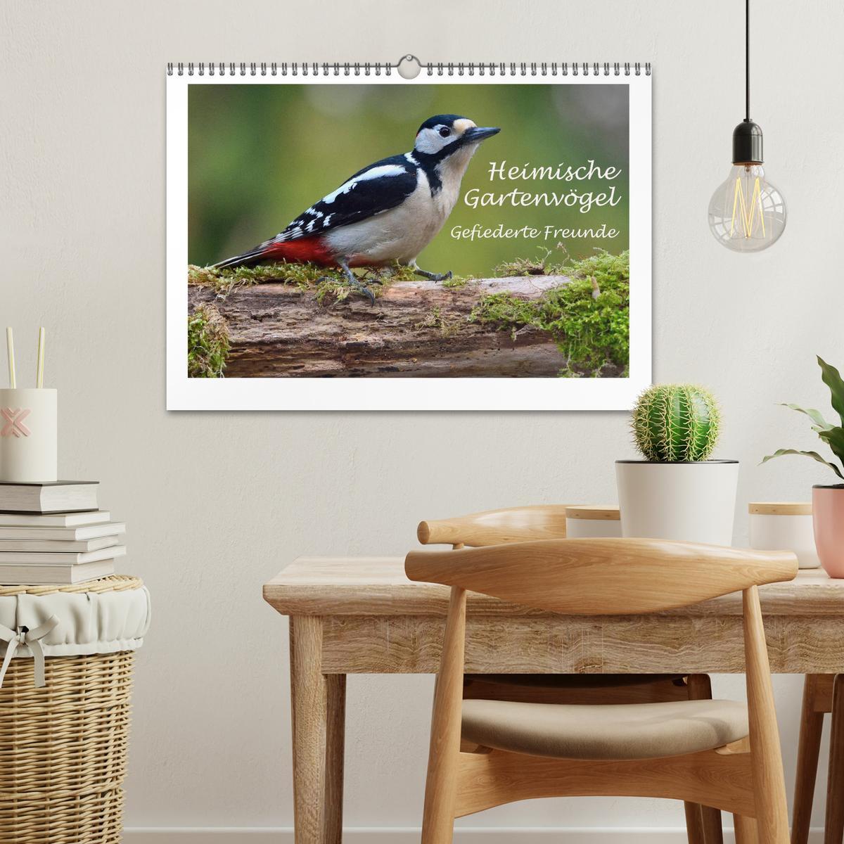 Bild: 9783435474677 | Heimische Gartenvögel - Gefiederte Freunde (Wandkalender 2025 DIN...