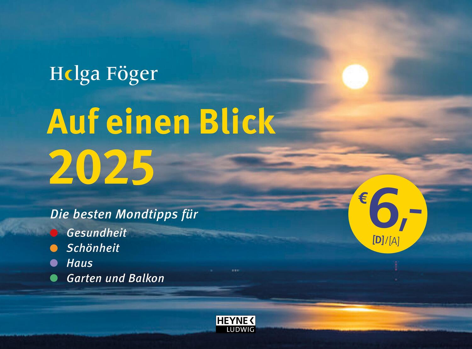 Cover: 9783453239418 | Auf einen Blick 2025 | Helga Föger | Kalender | Wandplaner | 14 S.