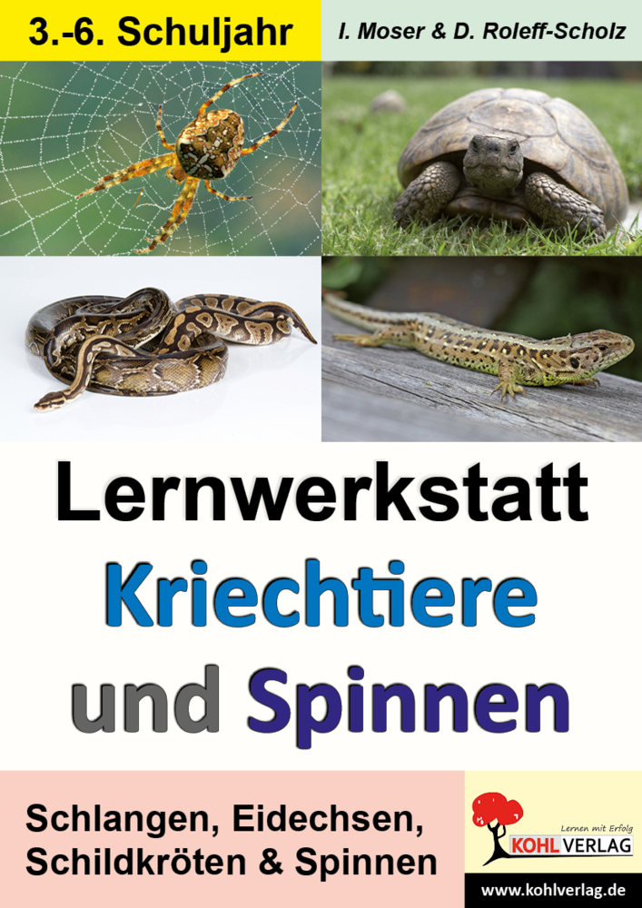 Cover: 9783866326552 | Lernwerkstatt Kriechtiere und Spinnen | Iris Moser (u. a.) | Buch