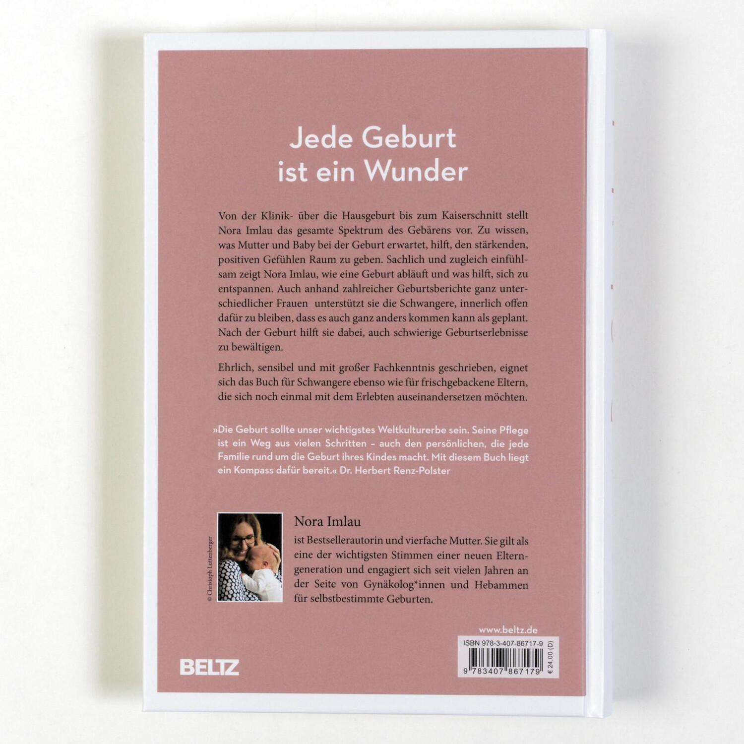 Rückseite: 9783407867179 | Das Geburtsbuch | Nora Imlau | Buch | 281 S. | Deutsch | 2023