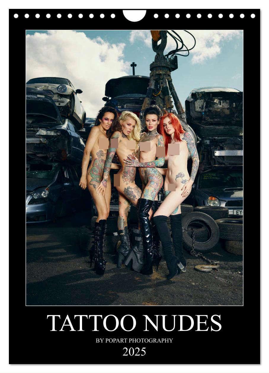 Cover: 9783435976010 | TATTOO NUDES (Wandkalender 2025 DIN A4 hoch), CALVENDO Monatskalender