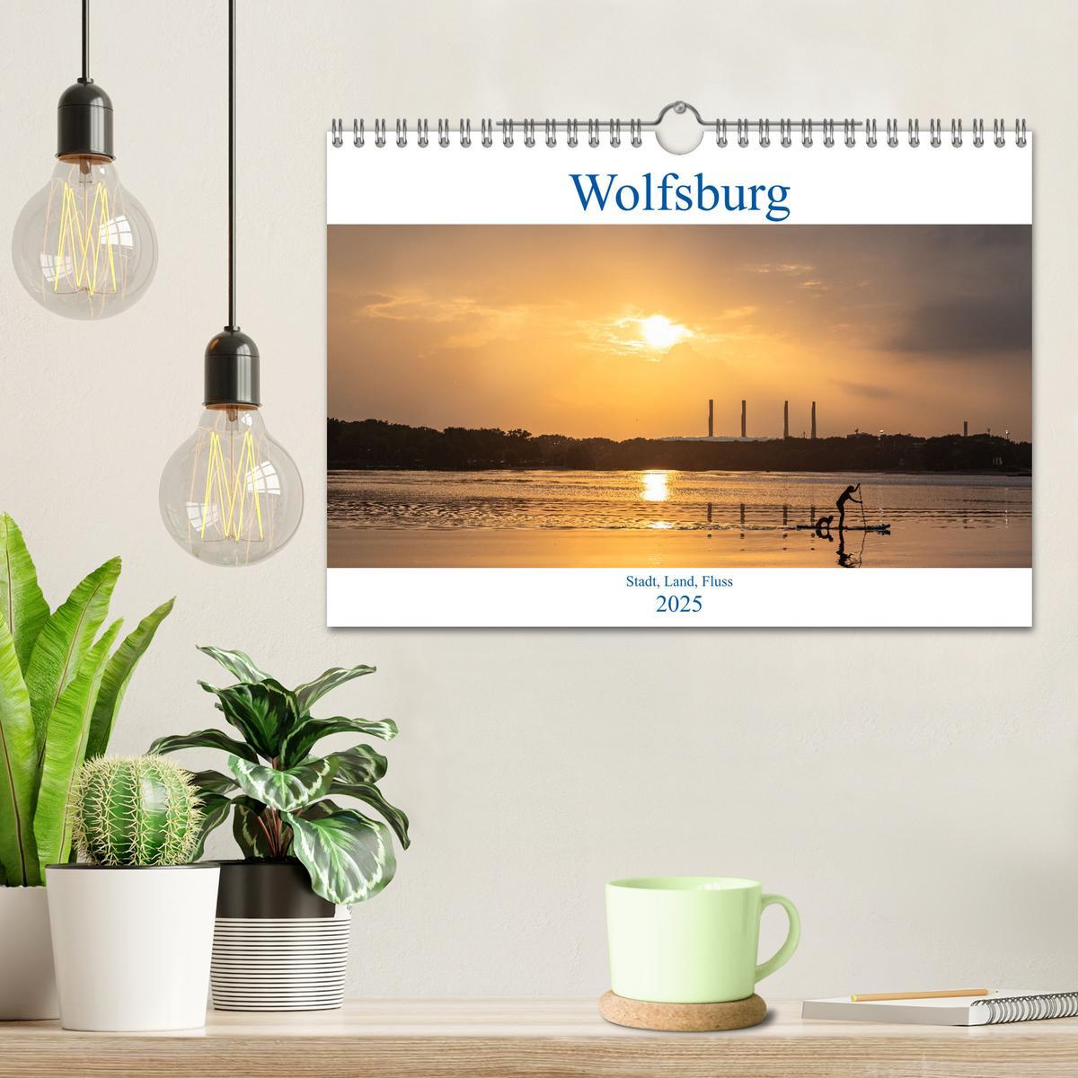 Bild: 9783435080649 | Wolfsburg - Stadt, Land, Fluss (Wandkalender 2025 DIN A4 quer),...