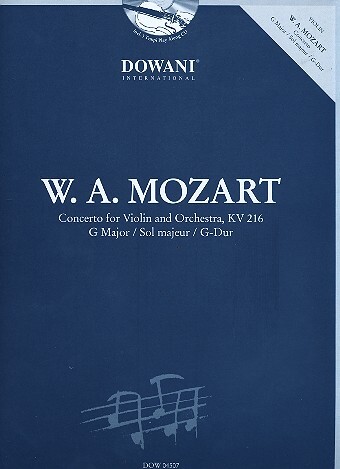 Cover: 9783905476729 | Concerto for Violin and Orchestra KV 216 | in G Major | Mozart | 2017